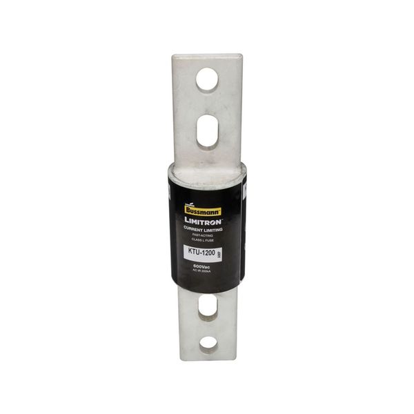 Eaton Bussmann Series KTU Fuse, Current-limiting, Fast Acting Fuse, 600V, 1200A, 200 kAIC at 600 Vac, Class L, Bolted blade end X bolted blade end, Melamine glass tube, Silver-plated end bells, Bolt, 2.5, Inch, Non Indicating image 16