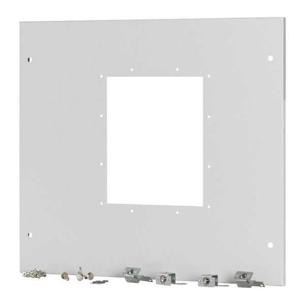 Front cover for IZMX16, fixed, HxW=550x600mm, grey image 3