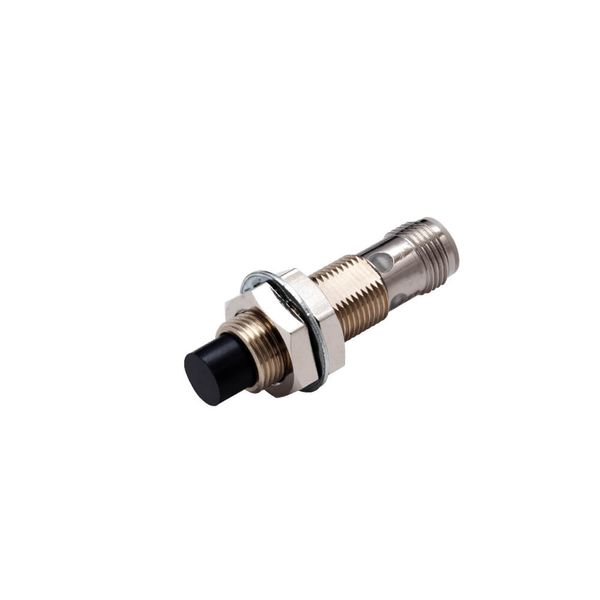 Proximity sensor, inductive, nickel-brass, short body, M12, unshielded image 3