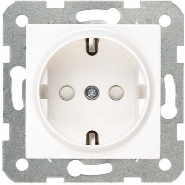 Karre-Meridian White (Quick Connection) Child Protected Earthed Socket image 1