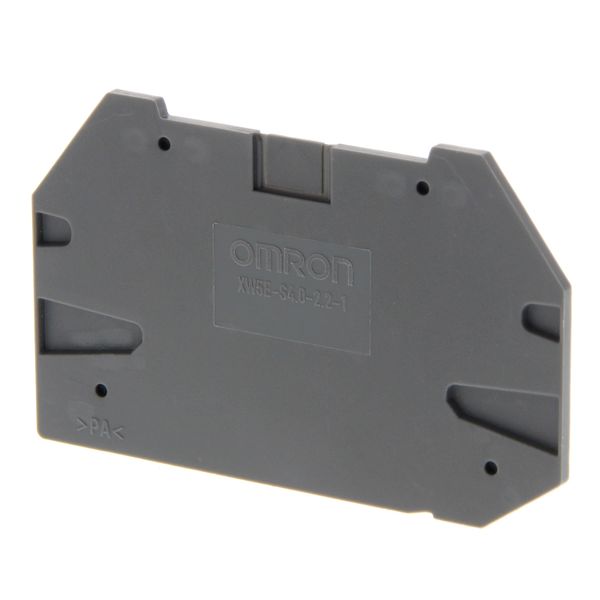 End plate for terminal blocks 4 mm² multi-conductor screw models image 1