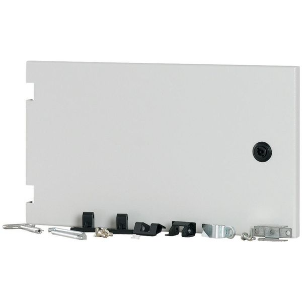 Section wide door, closed, HxW=250x425mm, IP55, grey image 3