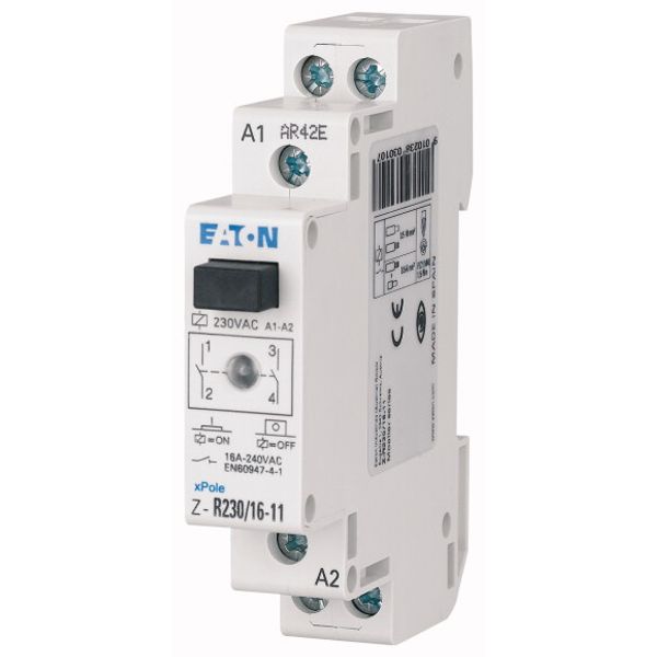 Installation relay, 24 V AC, 2NO, 16A image 3