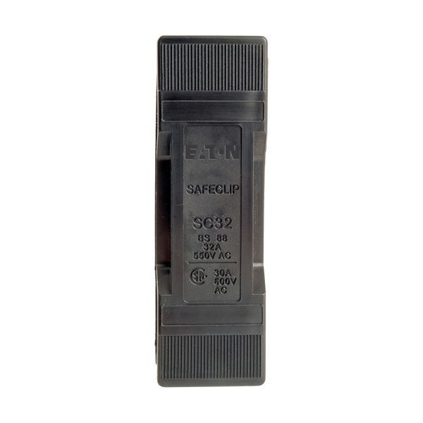 Fuse-holder, LV, 32 A, AC 550 V, BS88/F1, 1P, BS, front connected, black image 16