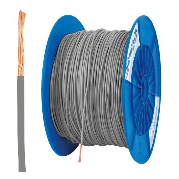 PVC Insulated Single Core Wire H05V-K 0.75mmý grey (coil) image 1