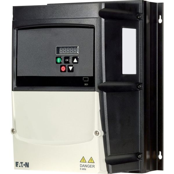 Variable frequency drive, 400 V AC, 3-phase, 14 A, 5.5 kW, IP66/NEMA 4X, Radio interference suppression filter, Brake chopper, 7-digital display assem image 11