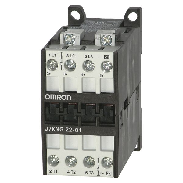 Contactor, DC-operated (3VA), 3-pole, 22 A/11 kW AC3 + 1B auxiliary image 3