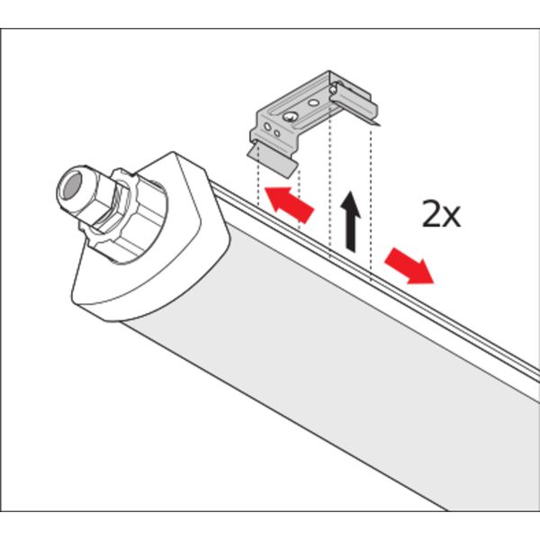 DAMP PROOF COMPACT GEN 1 1200 44W/3000K IP66 GR image 22