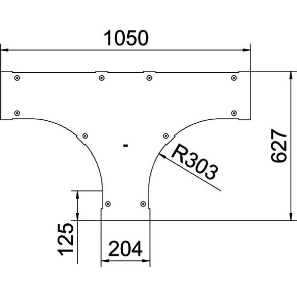 LTD 200 R3 FS Cover for T piece with turn buckle B200 image 2