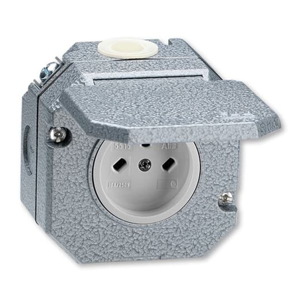 5518-2029 S Double socket outlet with earthing pins, with hinged lids, IP 44 image 37