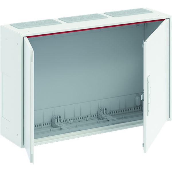 A33 ComfortLine A Wall-mounting cabinet, Surface mounted/recessed mounted/partially recessed mounted, 108 SU, Isolated (Class II), IP44, Field Width: 3, Rows: 3, 500 mm x 800 mm x 215 mm image 1