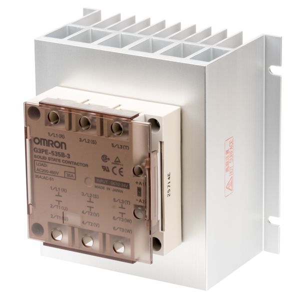 Solid-State relay, 3-pole, screw mounting, 35A, 264VAC max image 4