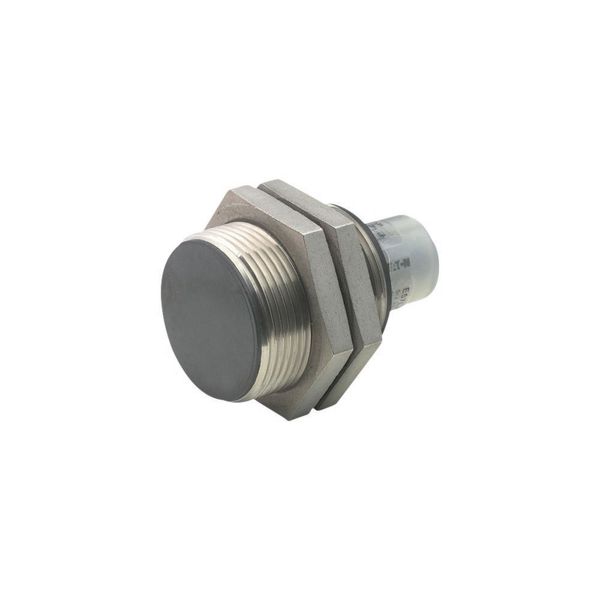 Proximity switch, E57 Premium+ Short-Series, 1 N/O, 2-wire, 40 - 250 V AC, M30 x 1.5 mm, Sn= 10 mm, Flush, Stainless steel, Plug-in connection M12 x 1 image 2