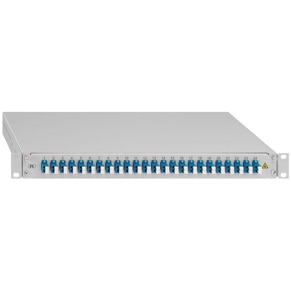 Spleissbox, ausziehbar, 19""/1HE, 24xLC-D, OS2, blau image 1