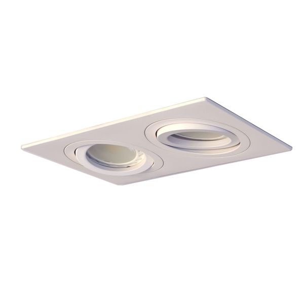 Helium Double Recessed Light 2xGU10 Black image 5