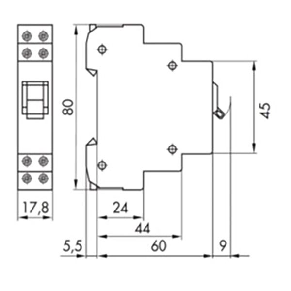 Modular switch, 3 NO + 1 NC, 16A image 4