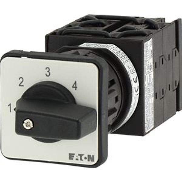 Step switches, T0, 20 A, centre mounting, 5 contact unit(s), Contacts: 10, 45 °, maintained, Without 0 (Off) position, 1-5, Design number 8252 image 6