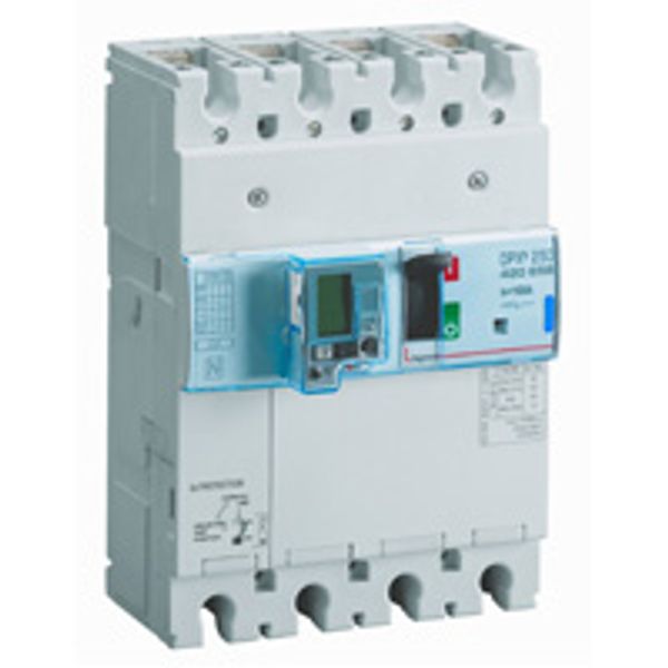 MCCB electronic release + e.l.c.bs - DPX³ 250 - Icu 70 kA - 400 V~ - 4P - 160 A image 1