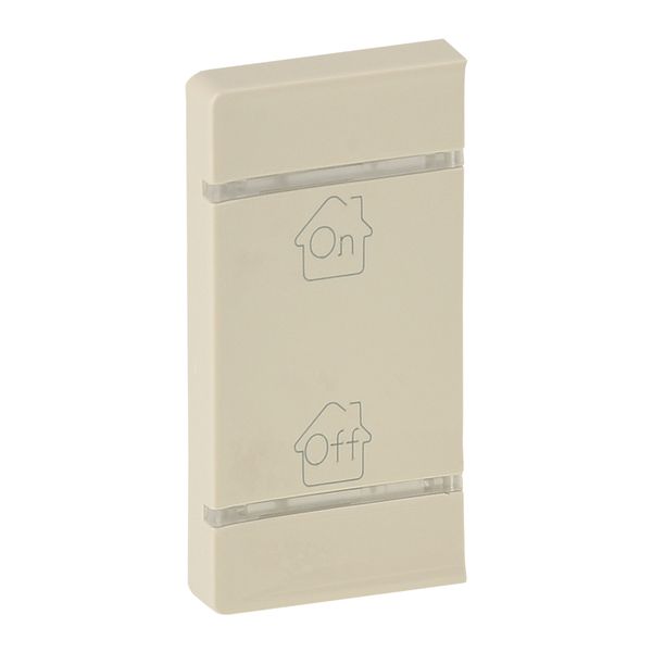 Cover plate Valena Life - GEN/ON/OFF marking - left-hand side mounting - ivory image 1