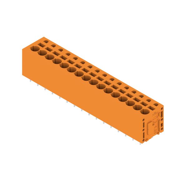 PCB terminal, 5.00 mm, Number of poles: 16, Conductor outlet direction image 2