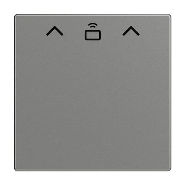 1792 RFID-803 Cover plate with legend for RFID Hotel card grey metallic - 63x63 image 5