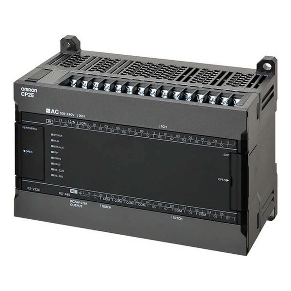 CP2E series compact PLC - Standard Type; 24 DI, 16 DO; PNP output; Pow image 2