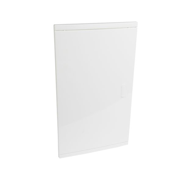 Flush-mounted distributor Ekinoxe, with plastic door, signal white, IP30, 36+6 modules, 3R image 1