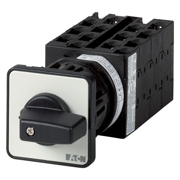 Step switches, T0, 20 A, centre mounting, 7 contact unit(s), Contacts: 14, 45 °, maintained, With 0 (Off) position, 0-7, Design number 15135 image 3