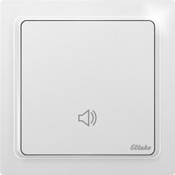 Wireless indoor UP signal generator, pure white glossy image 1