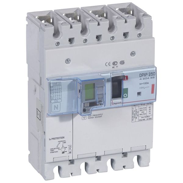 MCCB electronic + energy metering + e.l.c.bs - DPX³ 250 - Icu 36 kA - 4P - 100 A image 2