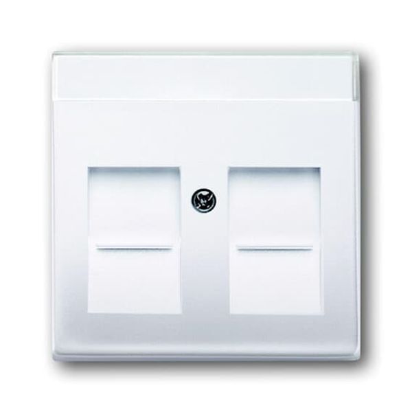 1800-84-500 CoverPlates (partly incl. Insert) future®, Busch-axcent®, solo®; carat® Studio white image 1