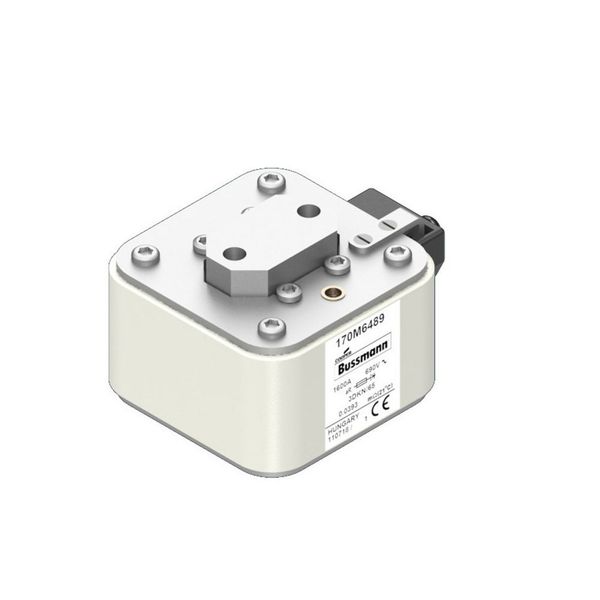 Fuse-link, high speed, 1600 A, AC 690 V, size 3, 76 x 92 x 63 mm, aR, IEC, single indicator image 14