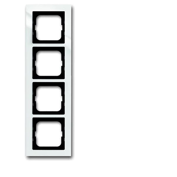 1724-284 Cover Frame Busch-axcent® Studio white image 1
