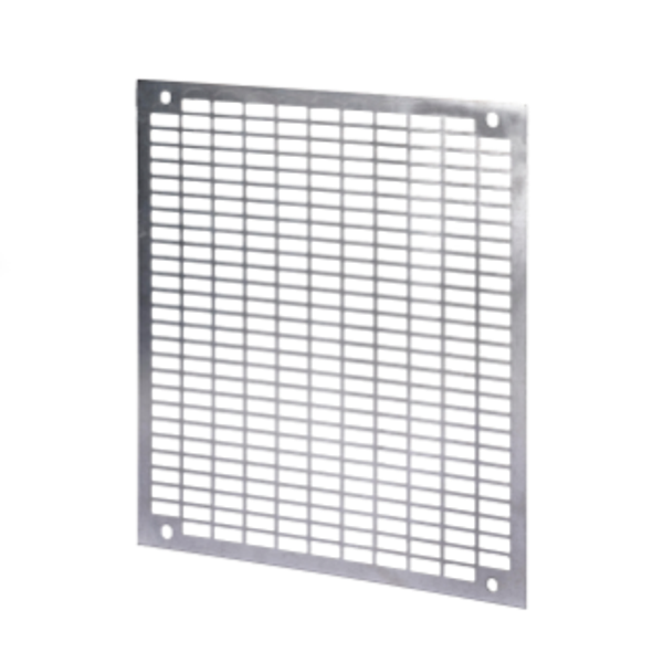 PERFORATED BACK-MOUNTING PLATE - IN GALVANISED STEEL - FOR BOARDS 405X650 image 1