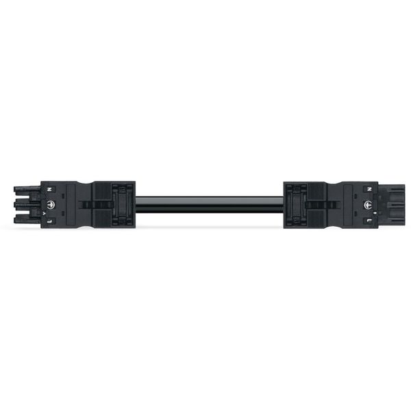 pre-assembled interconnecting cable Eca Socket/plug black image 2