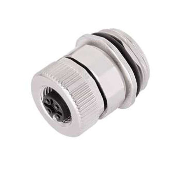 Sensor-actuator adaptor, Number of poles: 8, Coding: A, M12, 60 V image 1