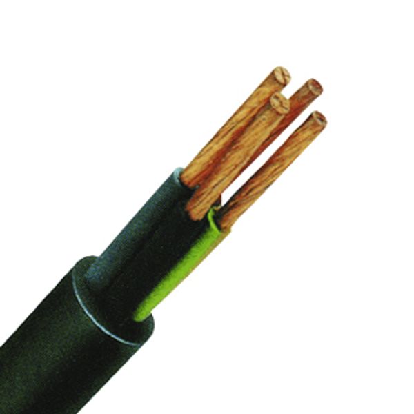 PVC Sheathed Wire YMS -J 3x1,5 black, fine stranded image 1