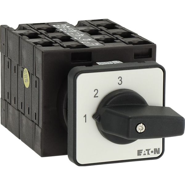 Step switches, T3, 32 A, flush mounting, 5 contact unit(s), Contacts: 9, 45 °, maintained, Without 0 (Off) position, 1-3, Design number 8270 image 31