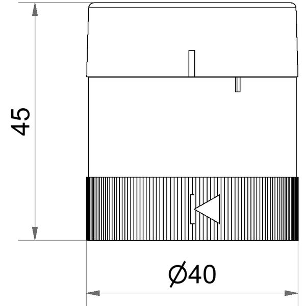 Siren element contin/pulse 24VAC/DC GY image 3