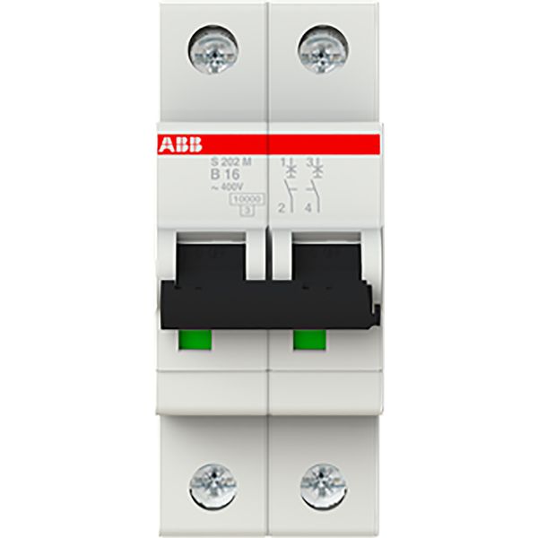 S202M-B16 Miniature Circuit Breaker - 2P - B - 16 A image 2