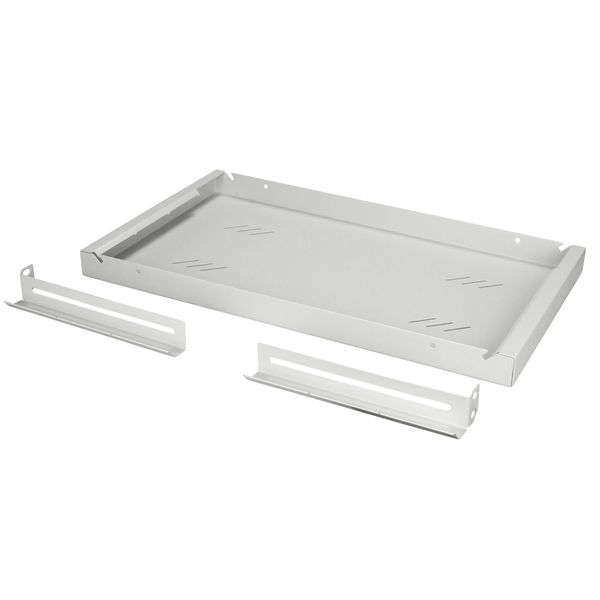 19" Shelf Fix, up to 15kg Load, D=250mm, 1U, RAL7035 image 2