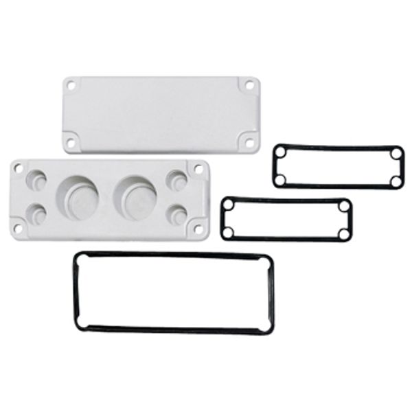 Gland plate set size 1, blind gland plate image 1