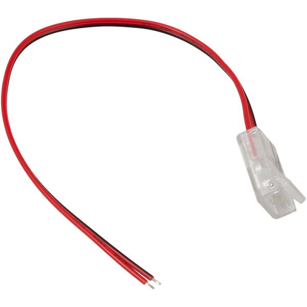 Pre-Wired Connector for LED Strip Single White IP20 12mm image 1