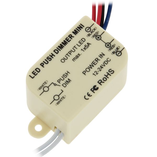 LED Push Dimmer Mini Mono image 1