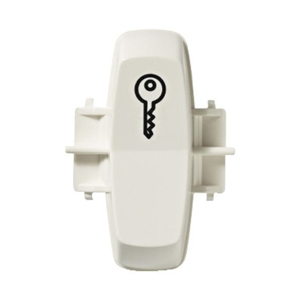 Renova - rocker - printed symbol KEY- for S100 switch - white image 3