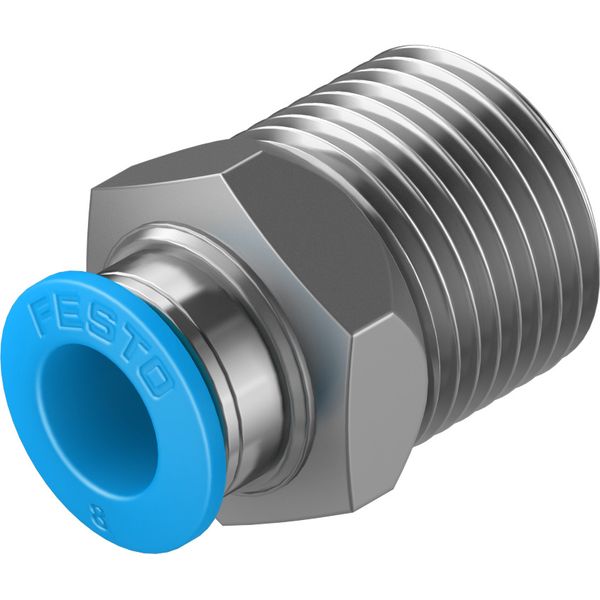 QS-3/8-8 Push-in fitting image 1