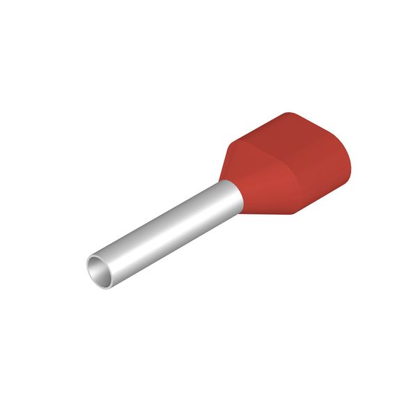 Wire end ferrule, Twin wire-end ferrule, 1.5 mm², Stripping length: 15 image 1