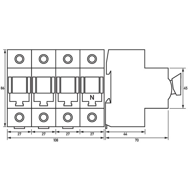 Cover kit 4-gang, complete A404TSAPANM14 image 11