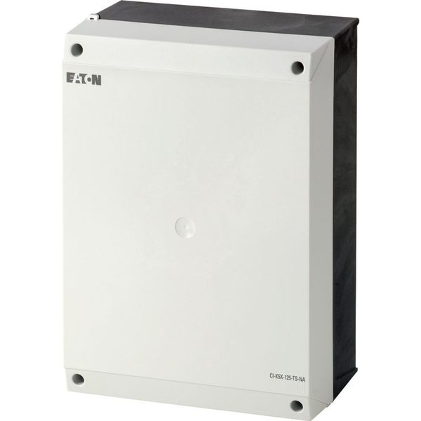 Insulated enclosure, HxWxD=280x200x125mm, +mounting rail, NA type image 4