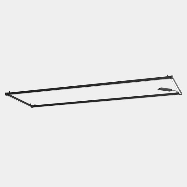 Lineal lighting system Apex Rectangular Surface 1125mm x 3150mm 96W LED neutral-white 4000K CRI 90 ON-OFF White IP20 8336lm image 1